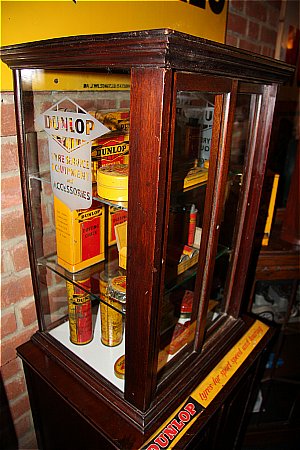 DUNLOP DISPLAY CABINET - click to enlarge